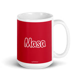 Masa - Indian Family Mug RED