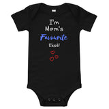 Mom's Fave - Baby Bodysuit - Black