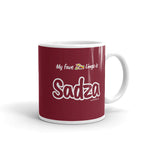 "Sadza" on Red Mug