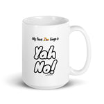 "Yah No!" on White Mug