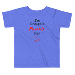 Granpa's Fave on Toddler Short Sleeve Tee - BLUE/PINK/WHITE