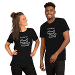 "Now! Now!" on Short-Sleeve Unisex T-Shirt in BLACK