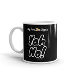 "Yah No!" on Black Mug