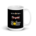 "Solar" on Black Mug