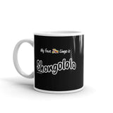 "Shongololo" on Black Mug