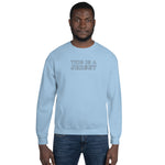 ZimXcite - Unisex Jersey (Sweatshirt) Light Blue/Grey